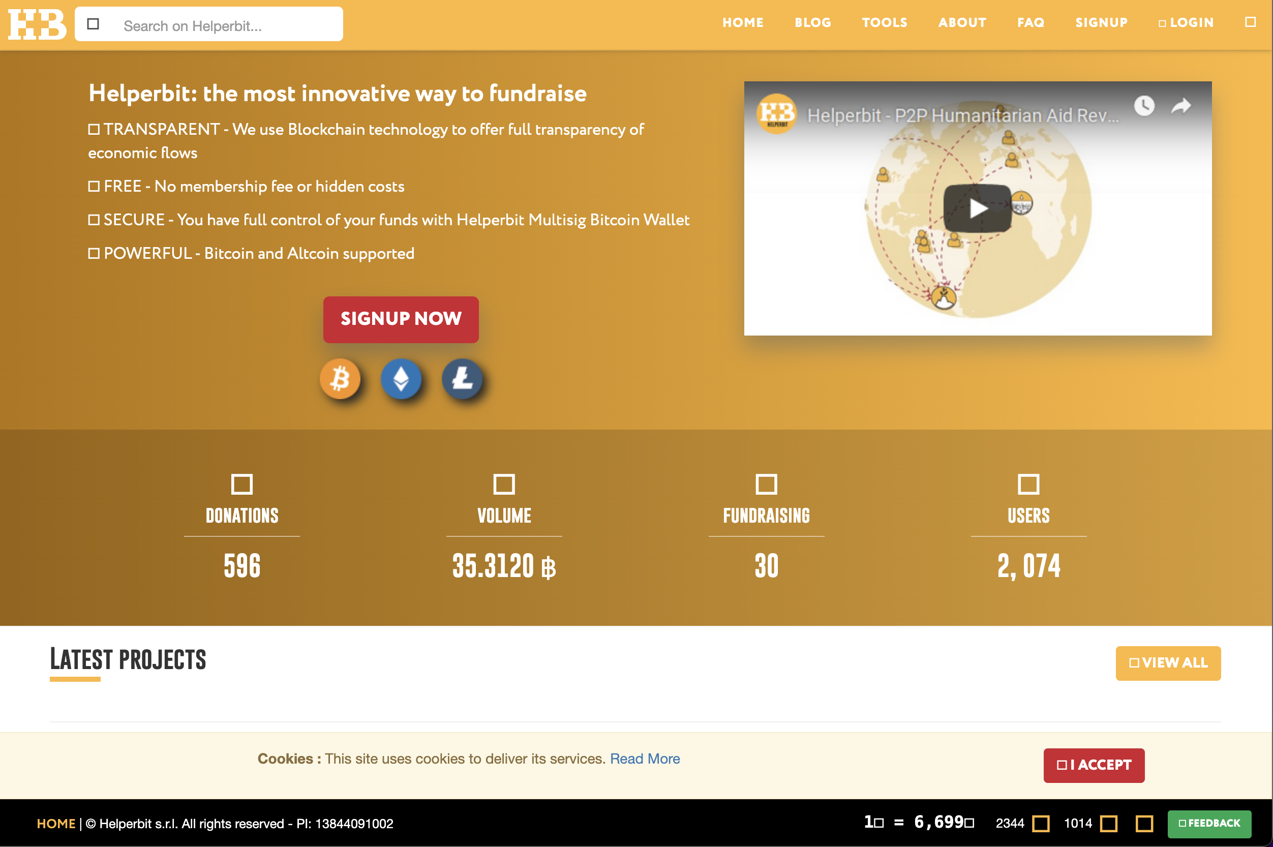 Helperbit — Blockchain Charity Platform